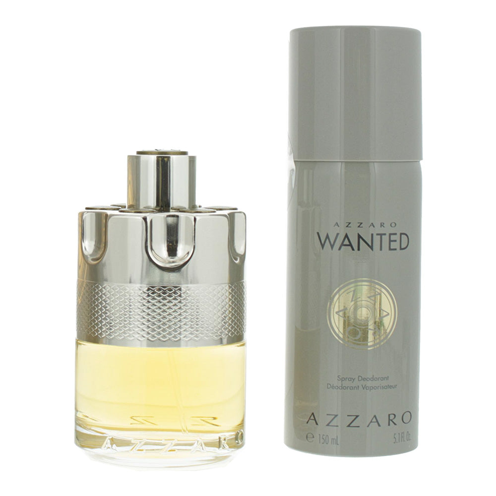 Azzaro Wanted 2 Piece Gift Set: Eau de Toilette 100ml - Deodorant Spray 150ml - Product