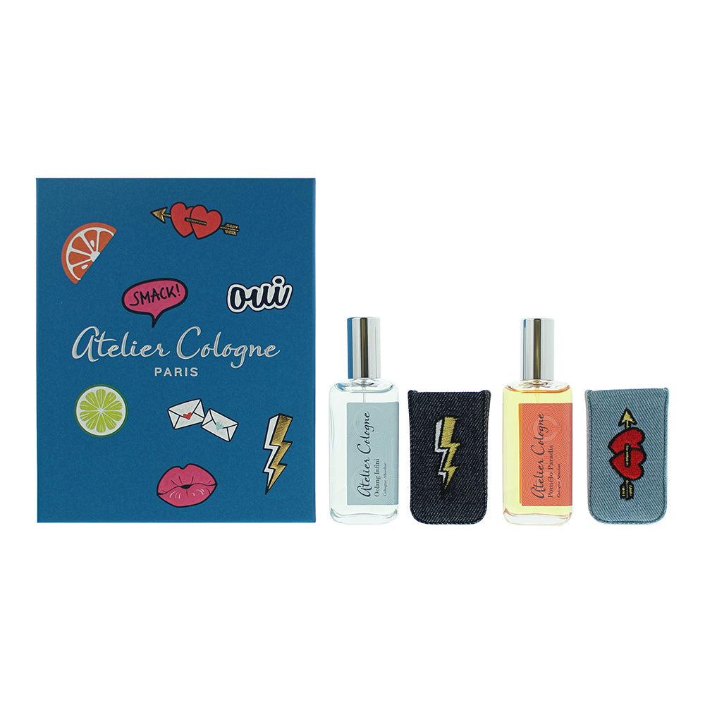 Atelier Cologne 2 Piece Set: Pomelo Paradis Pure Perfume 30ml - Oolang Infini Pure Perfume 30ml