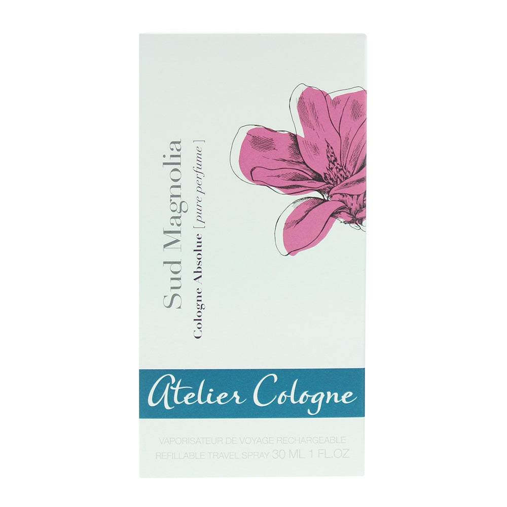 Atelier Cologne Sud Magnolia Cologne Absolue Pure Perfume 30ml - Leather Case - Box