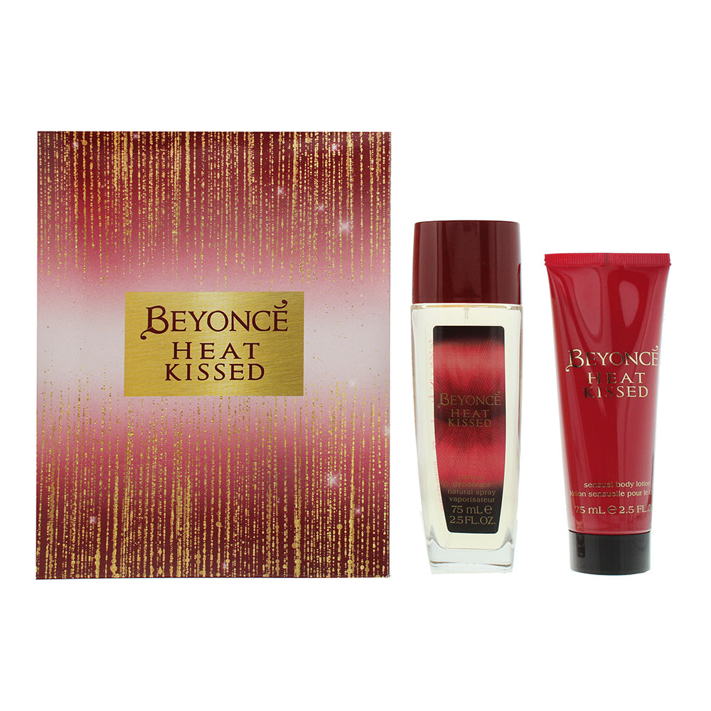 Beyoncé Heat Kissed 2 Pieces Gift Set: Deodorant Spray 75ml - Body Lotion 75ml