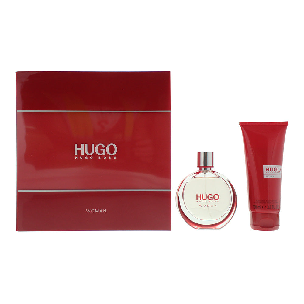 Hugo Boss Hugo Woman 2 Piece Gift Set: Eau de Parfum 50ml - Body Lotion 100ml