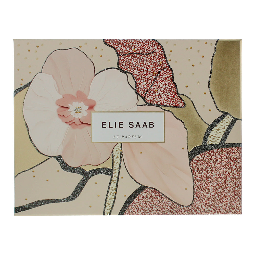Elie Saab Le Parfum 3 Piece Gift Set: Eau de Parfum 50ml - Body Lotion 75ml - Sh - Box