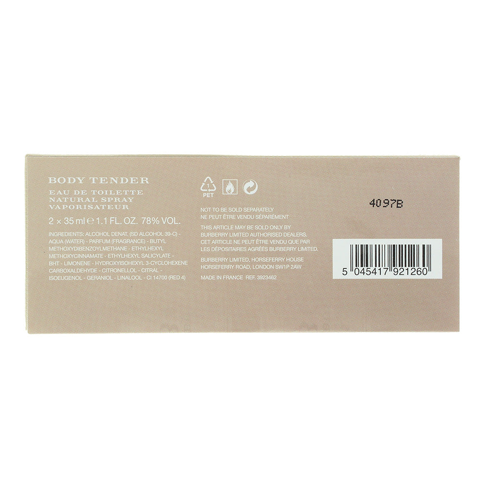 Burberry Body Tender Gift Set Eau de Toilette 2 x  35ml