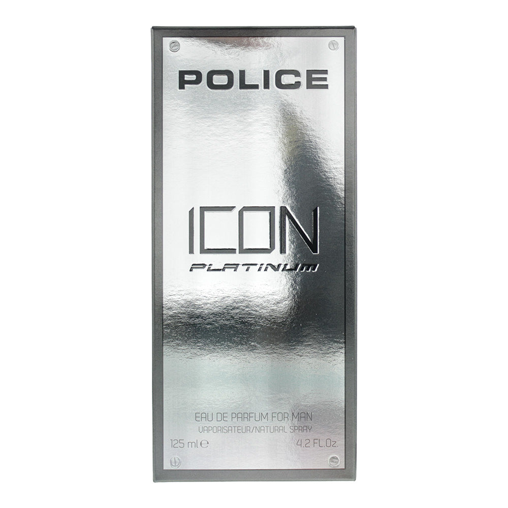 Police Icon Platinum Eau de Parfum 125ml - Box