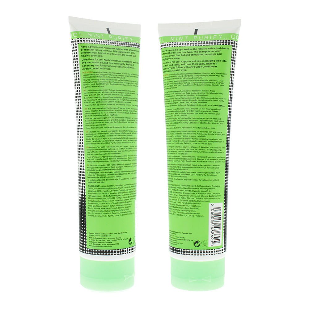 Fudge Cool Mint Purify Shampoo 300ml