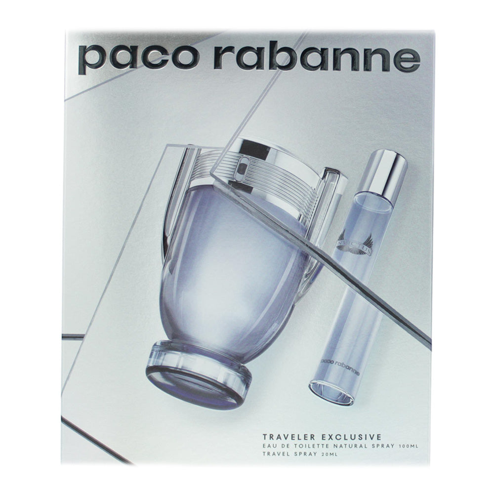 Paco Rabanne Invictus 2 Piece Gift Set: Eau de Toilette 100ml - Eau de Toilette  - Box