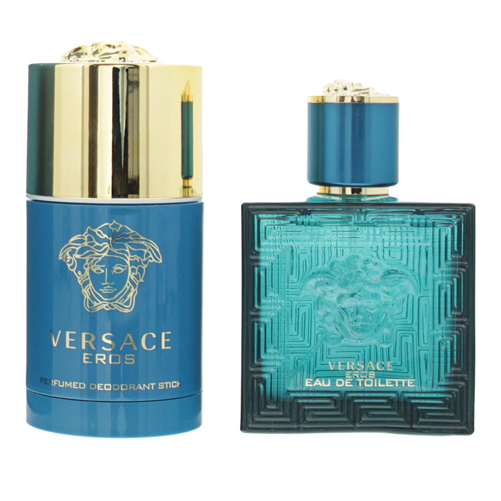 Versace Eros 2 Piece Gift Set:  Eau de Toilette 50ml - Deodorant Stick 75ml - Product