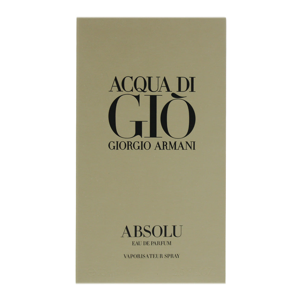 Giorgio Armani Acqua Di Giò Absolu Eau de Parfum 75ml - Box
