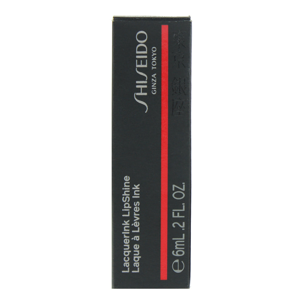 Shiseido Lacquerink 307 Scarlet Glare Lip Shine 6ml - Box