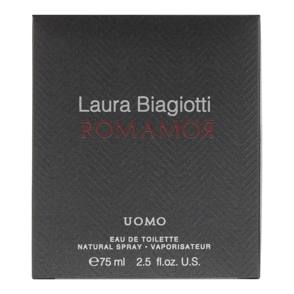 Laura Biagiotti Romamor Uomo Eau de Toilette 75ml - Box