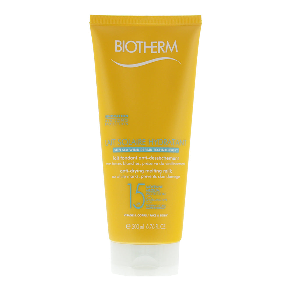 Biotherm Spf 15 For Face And Body Sun Milk 200ml