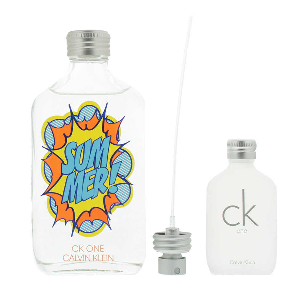 Calvin Klein 2 Piece Gift Set: CK One Summer Eau de Toilette 100ml - CK One Eau de Toilette 15ml - Product