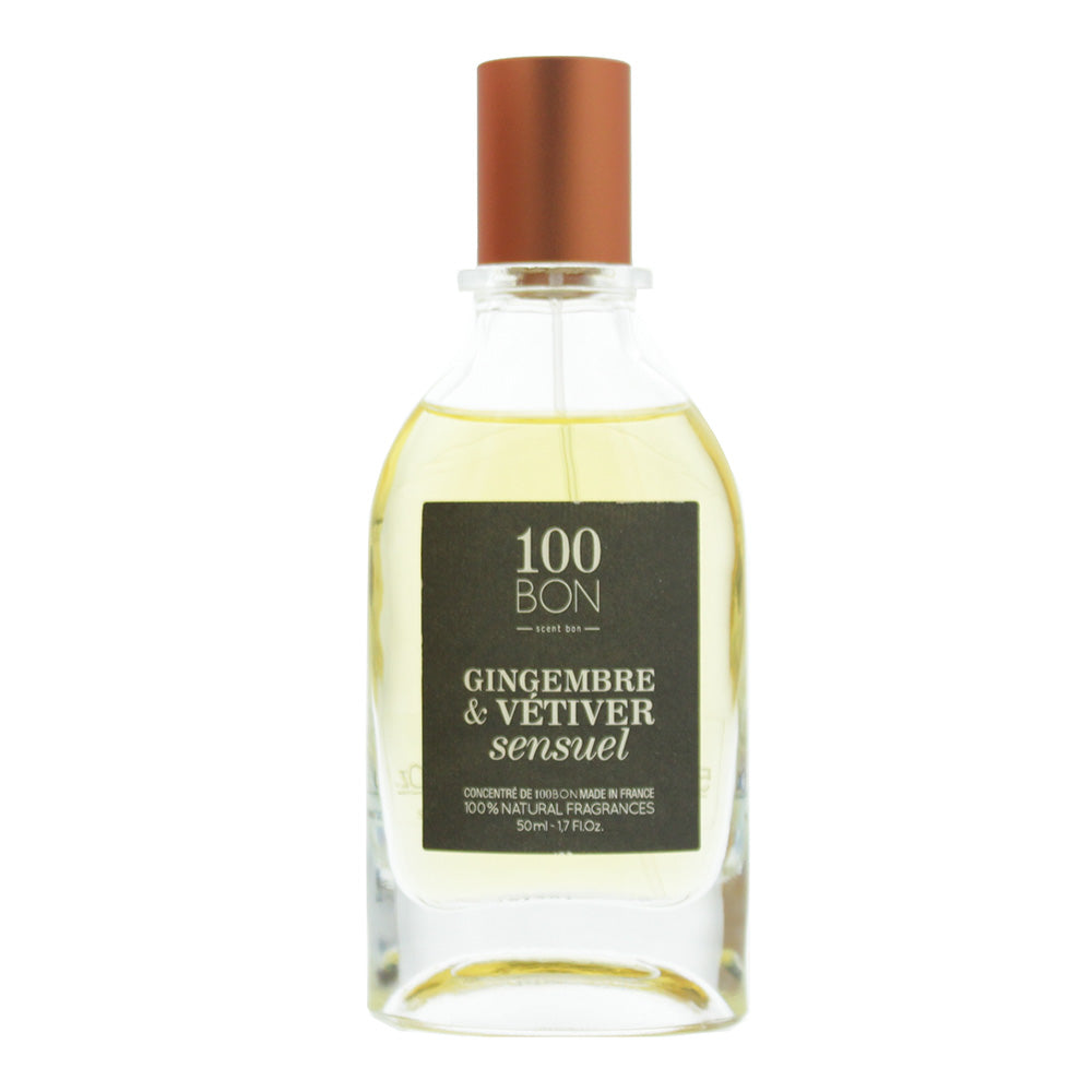 100 Bon Gingembre & Vetiver Sensuel Eau de Parfum 50ml - Product
