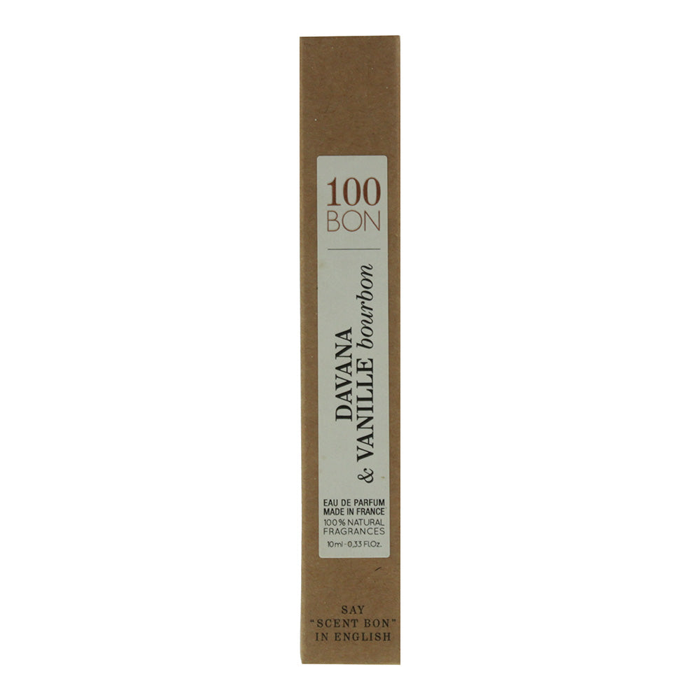 100 Bon Davana & Vanille Bourbon Eau de Parfum 10ml - Box