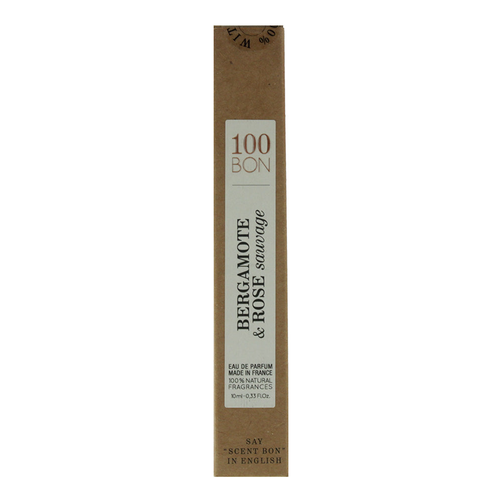 100 Bon Bergamote & Rose Sauvage Eau de Parfum 10ml - Box