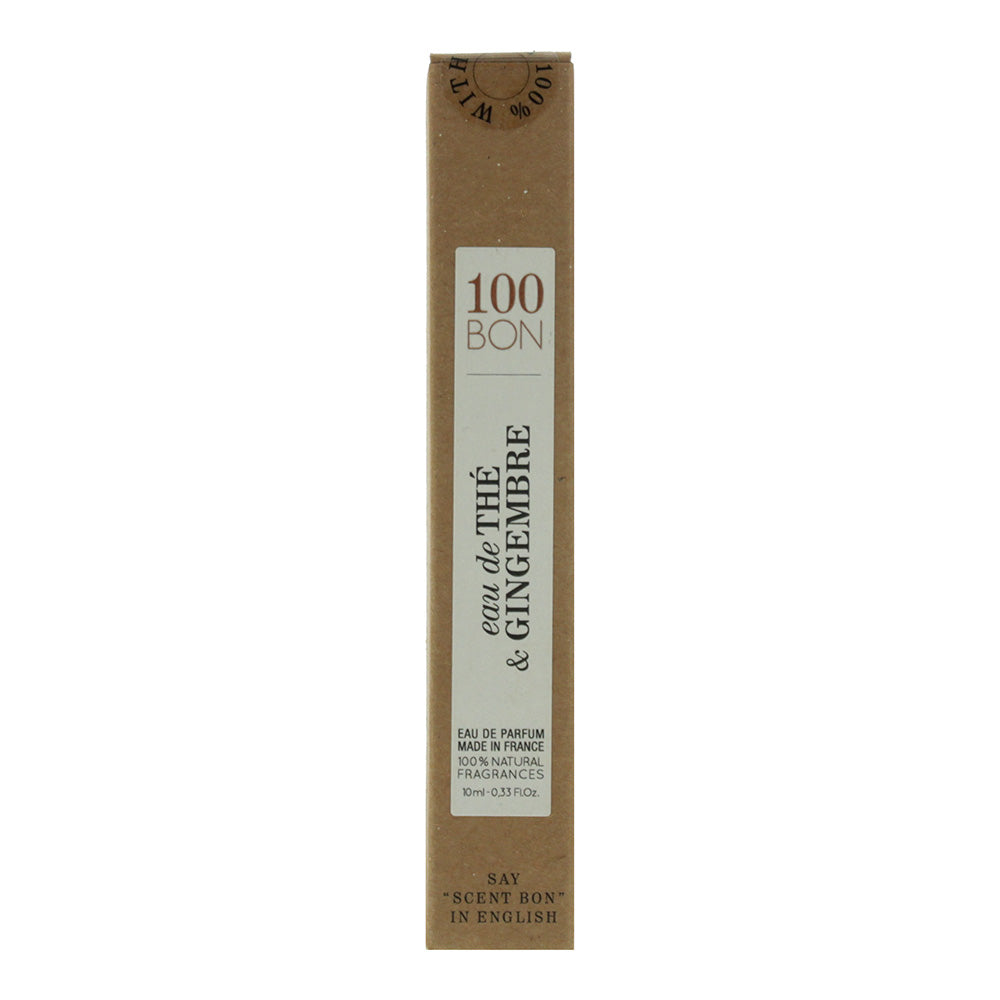 100 Bon Eau de Thé & Gingembre Eau de Parfum 10ml - Box
