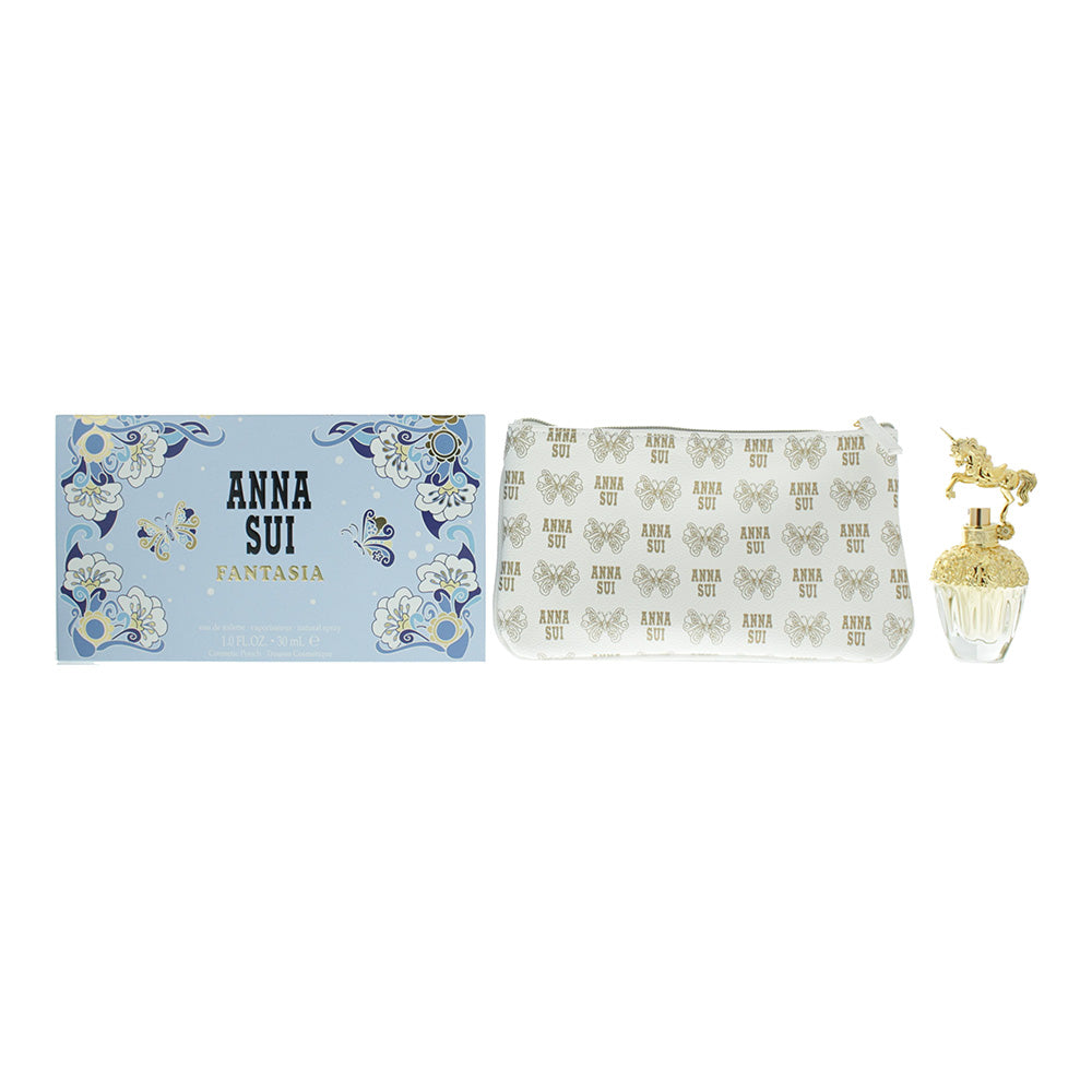 Anna Sui Fantasia 2 Piece Gift Set: Eau de Toilette 30ml - Pouch