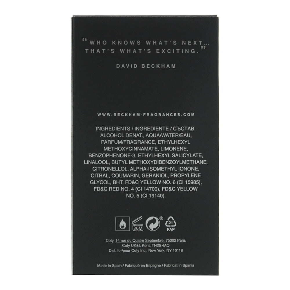 David Beckham Follow Your Instinct Limited Edition Eau de Toilette 50ml
