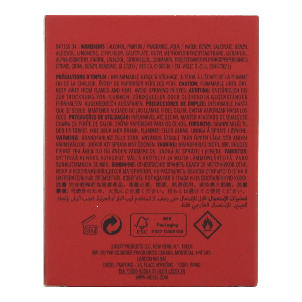 Diesel Loverdose Red Kiss Eau De Parfum 30ml