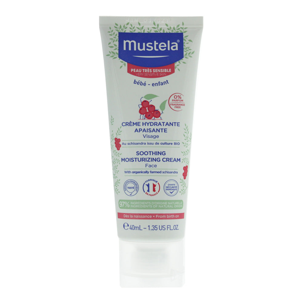 Mustela Soothing Moisturizing Cream Very Sensitive Skin Face Cream 40ml - Product