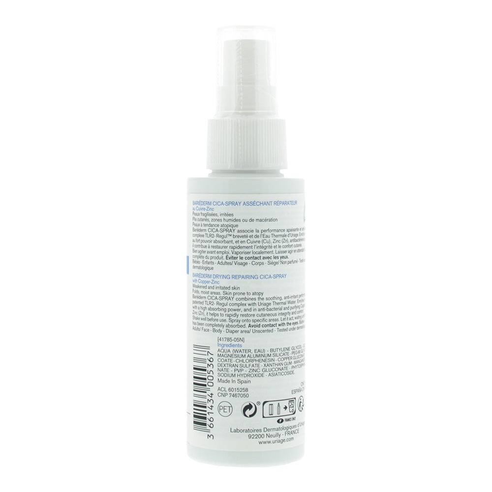 Uriage Bariederm Drying Repairing Cica Spray 100ml