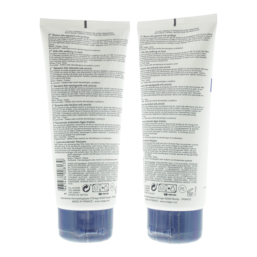 Uriage Bebe Anti-Itch Soothing Oil Balm 200ml