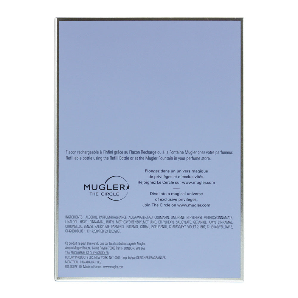 Mugler Angel Eau de Parfum 25ml Refillable - Ingredients