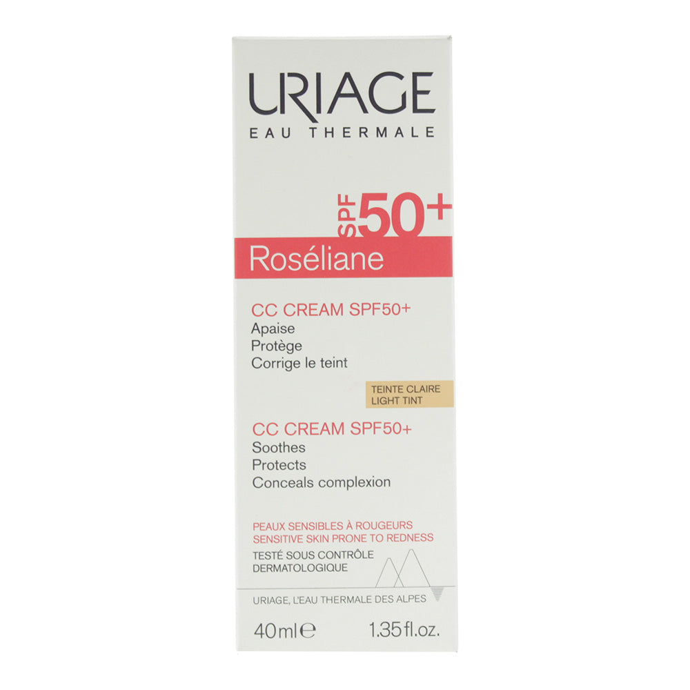 Uriage Roseliane Light Tint CC Cream SPF 50+ 40ml - Box