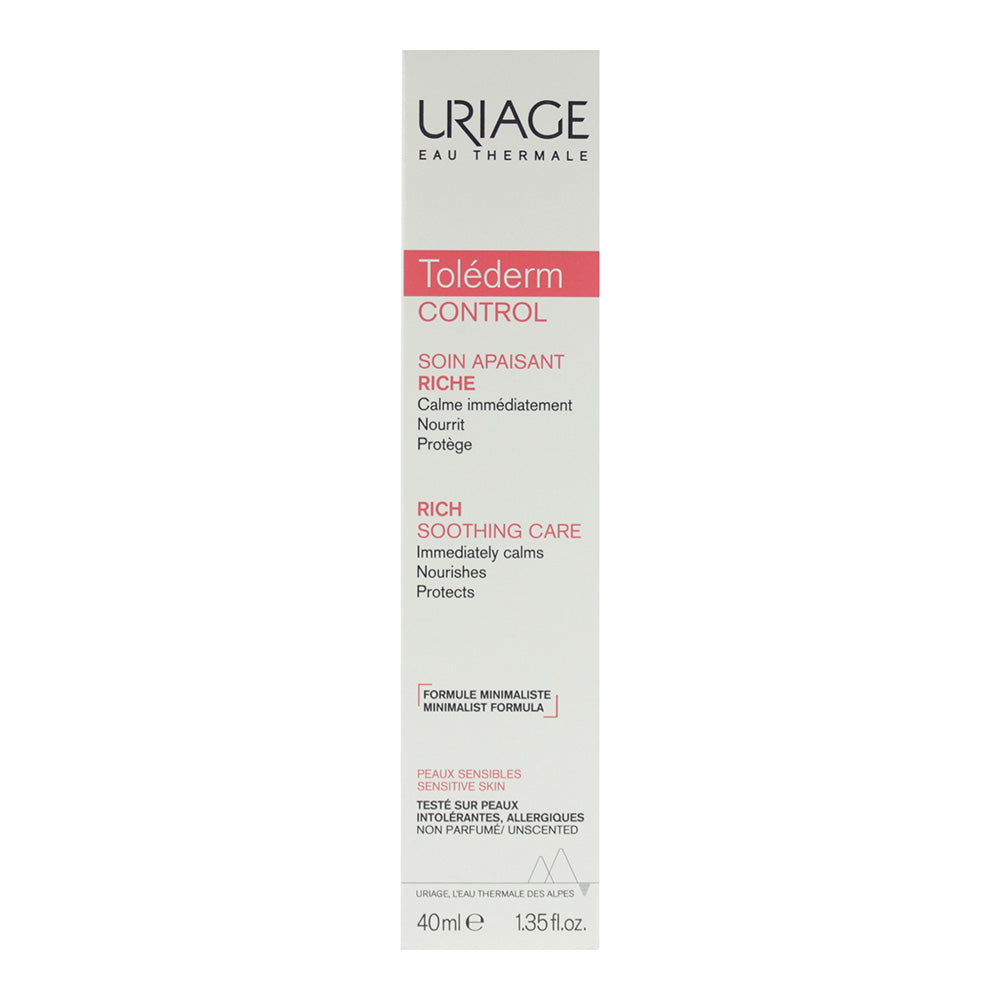 Uriage Toléderm Rich Soothing Face Cream 40ml - Box