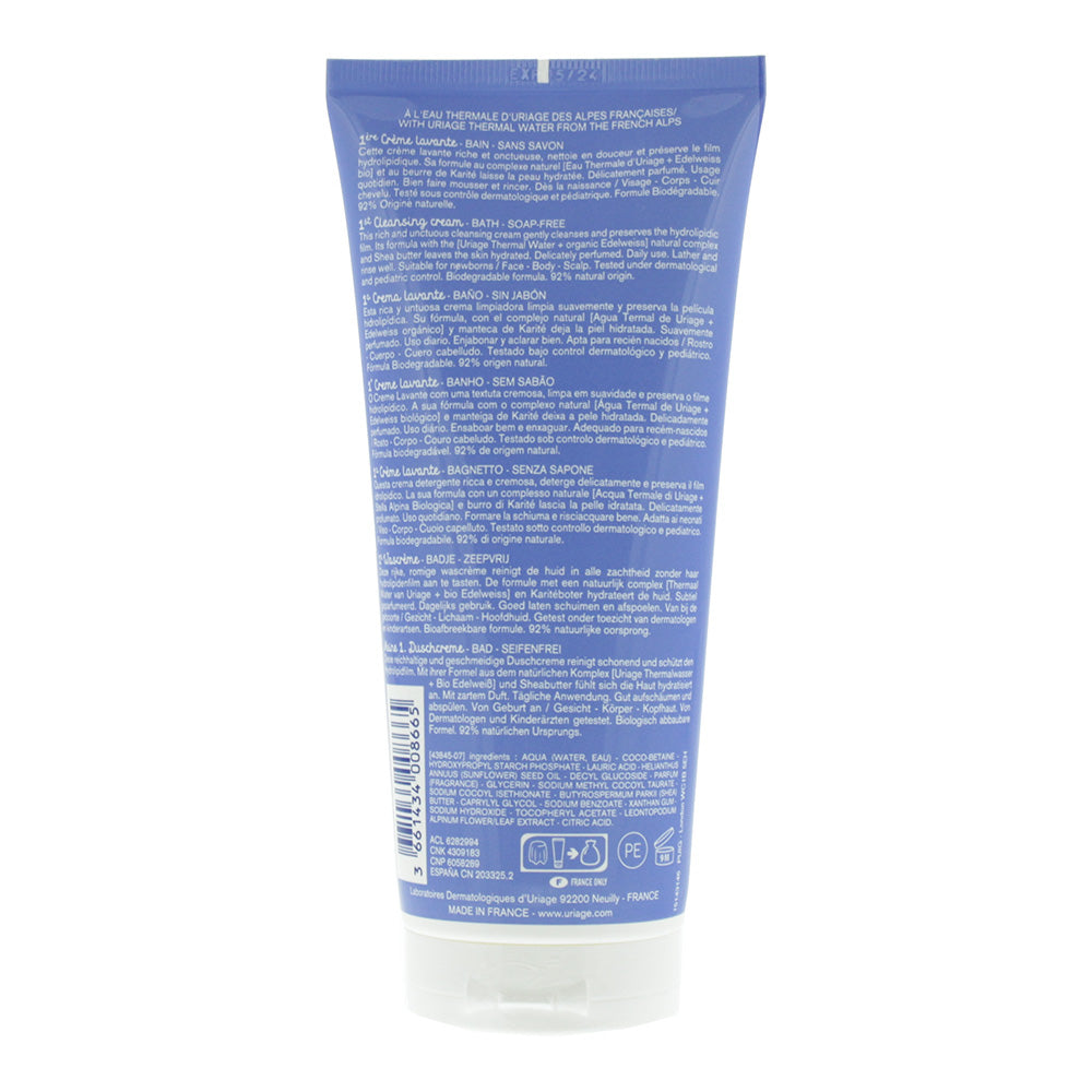 Uriage Bebe 1st Cleansing Cream 200ml