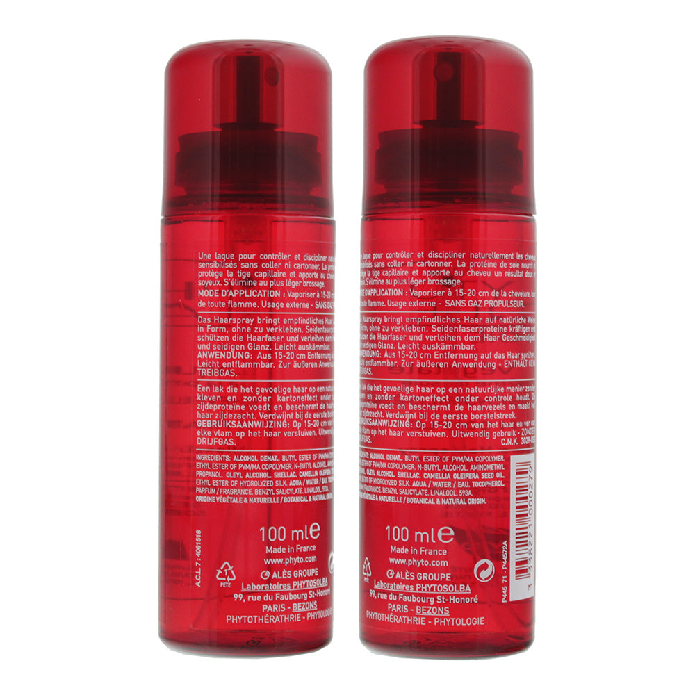 Phyto Laque Silk Plant Natural Hair Spray Fixation 100ml