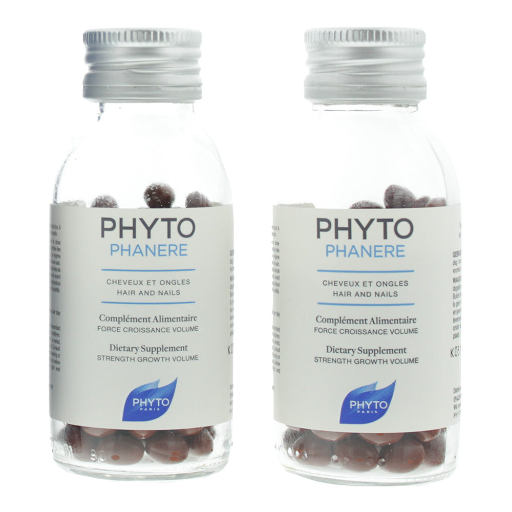 Phyto Phanere Duo Set Hair And Nails Treatment 2 x 120 Capsules  - Product