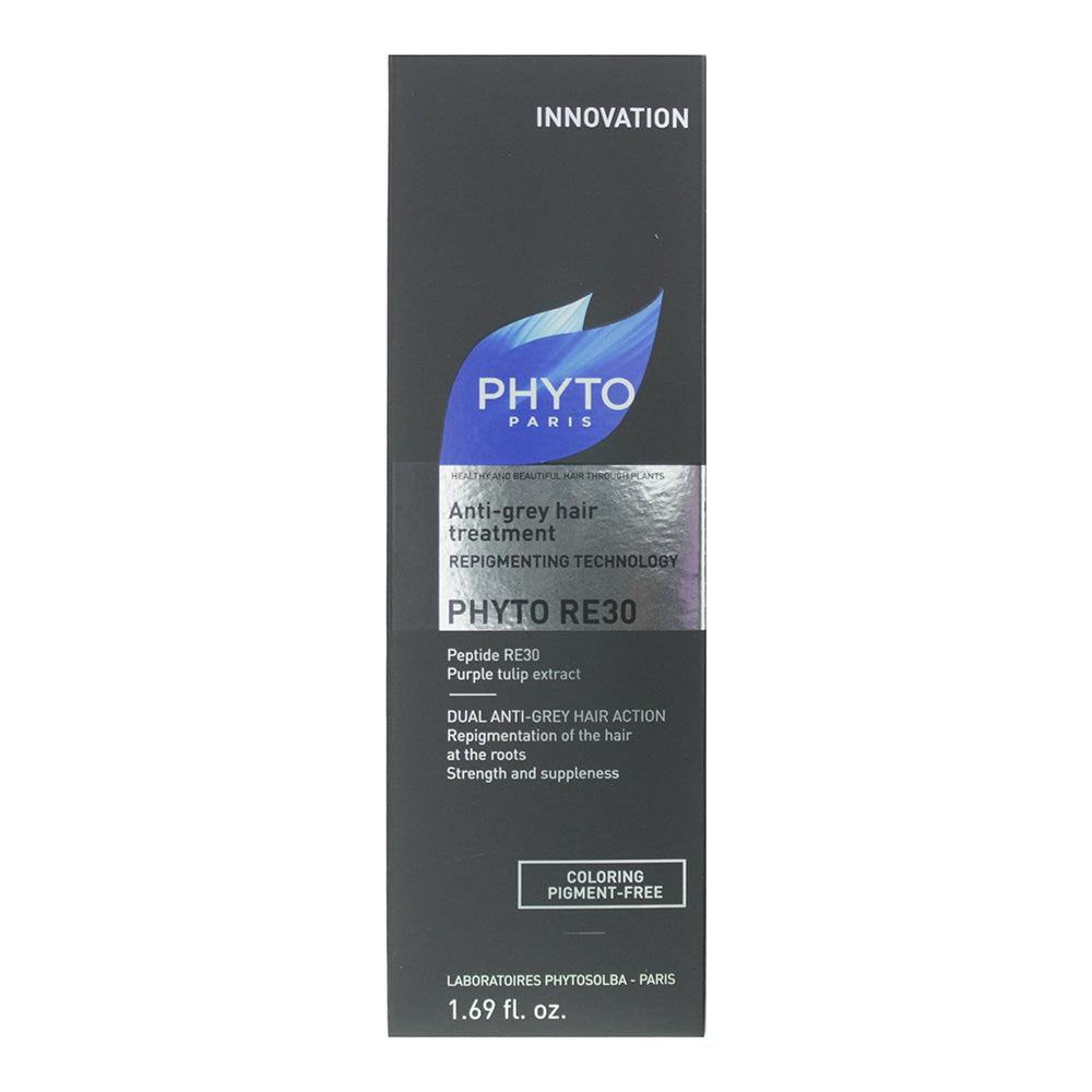 Phyto RE30 Anti-Grey Hair Treatment 50ml - Box