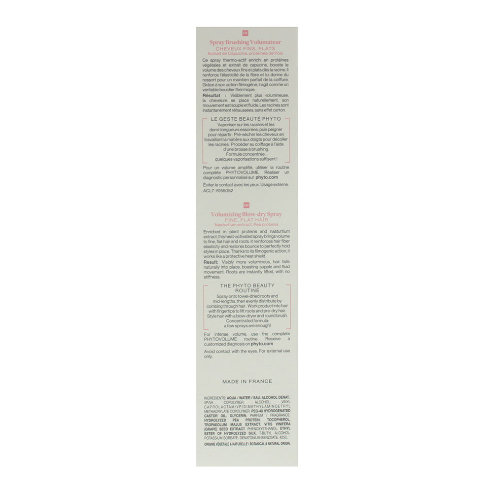 Phyto Volumazing Blow Dry Hair Spray 150ml