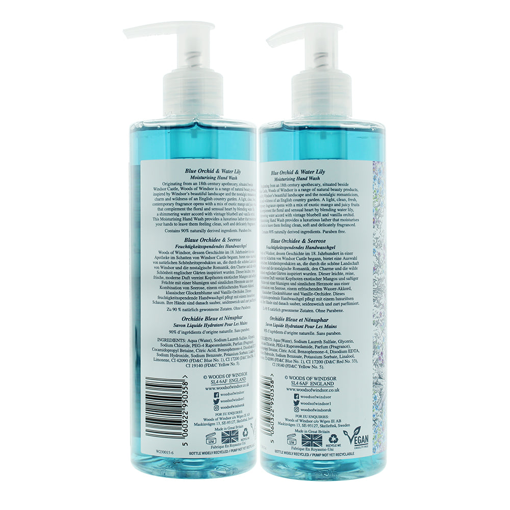 Woods Of Windsor Blue Orchid & Water Lily Hand Wash 350ml