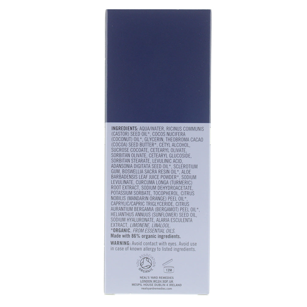 Neal's Yard Rejuvenating Frankincense Refining Cleanser 100g - Ingredients