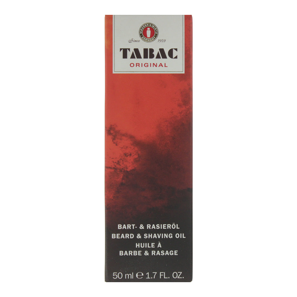 Tabac Original Beard & Shaving Oil 50ml - Box