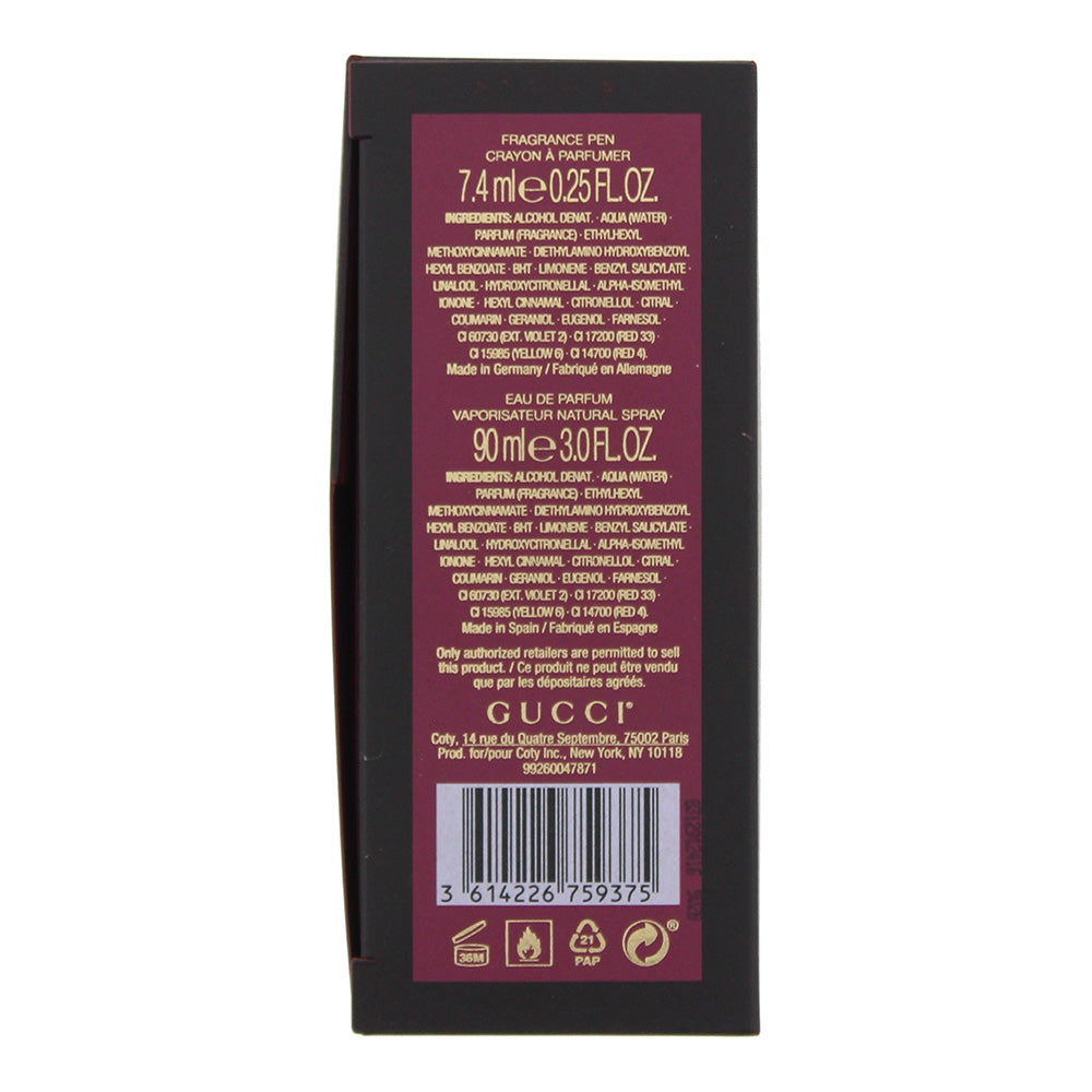 Gucci Guilty Absolute Pour Femme 2 Piece Gift Set: Eau De Parfum 90ml - Eau De Parfum 7.4ml