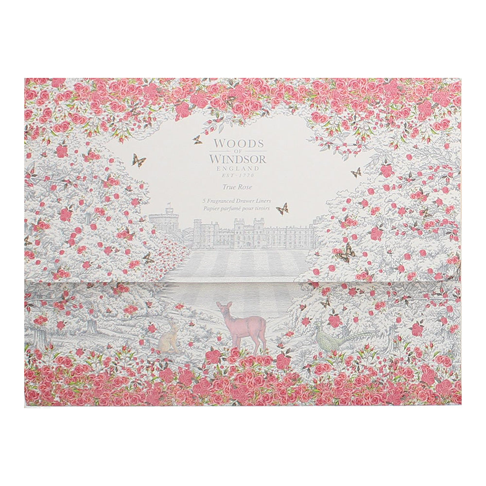 Woods Of Windsor True Rose Drawer Liner - 5 Pack - Box