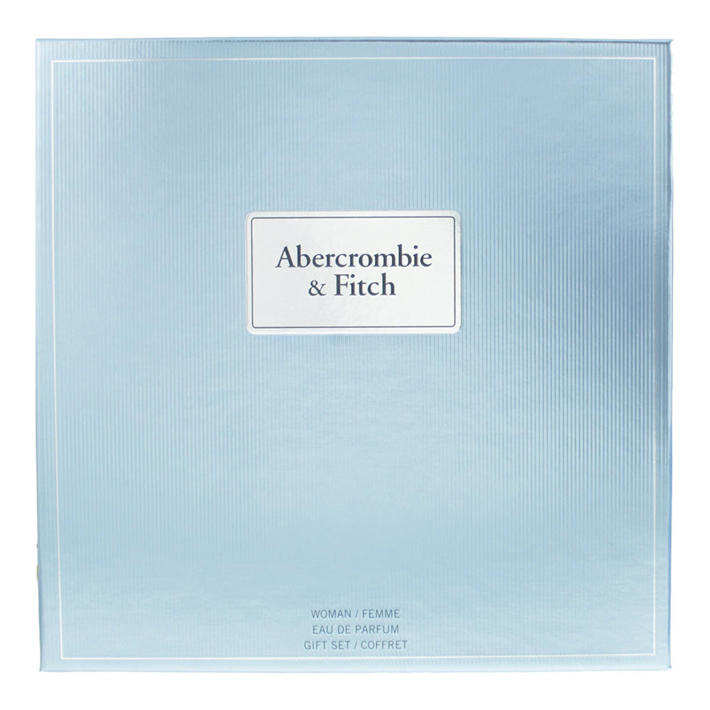 Abercrombie & Fitch First Instinct Blue Woman 3 Piece Gift Set: Eau de Parfum 10 - Box