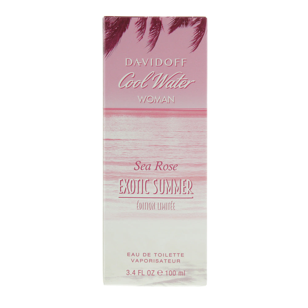 Davidoff Cool Water Women Sea Rose Exotic Summer Eau de Toilette 100ml - Box