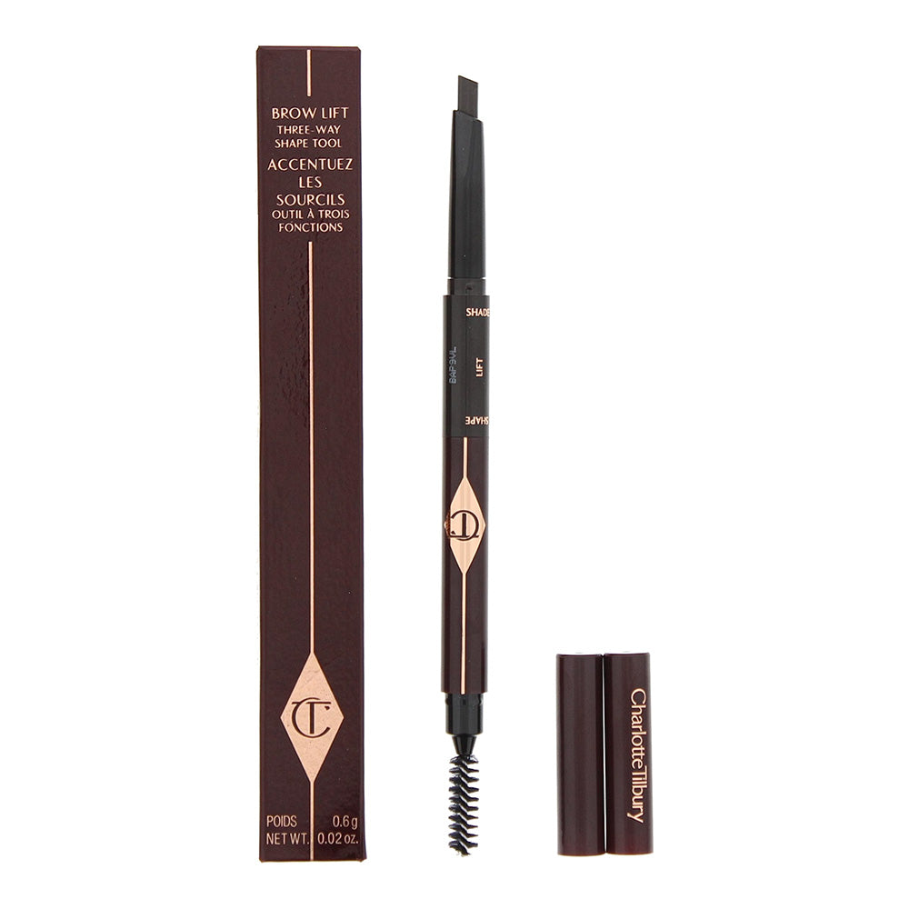 Charlotte Tilbury Brow Lift Perfect Brow Dark Brown Eyebrow Pencil 6g
