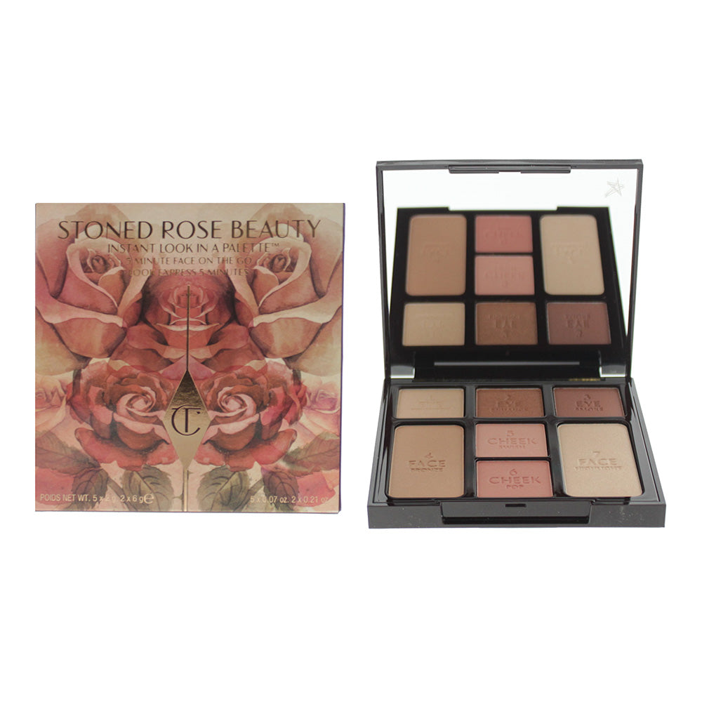 Charlotte Tilbury Stoned Rose Beauty Instant Look In A Palette 5 x 2g & 2 x 6g
