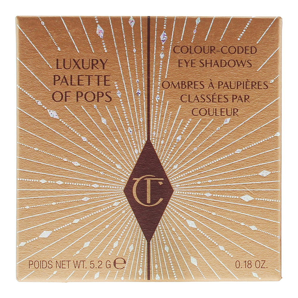 Charlotte Tilbury Dazzling Diamonds Luxury Palette Of Pops Eye Palette 5.2g - Box