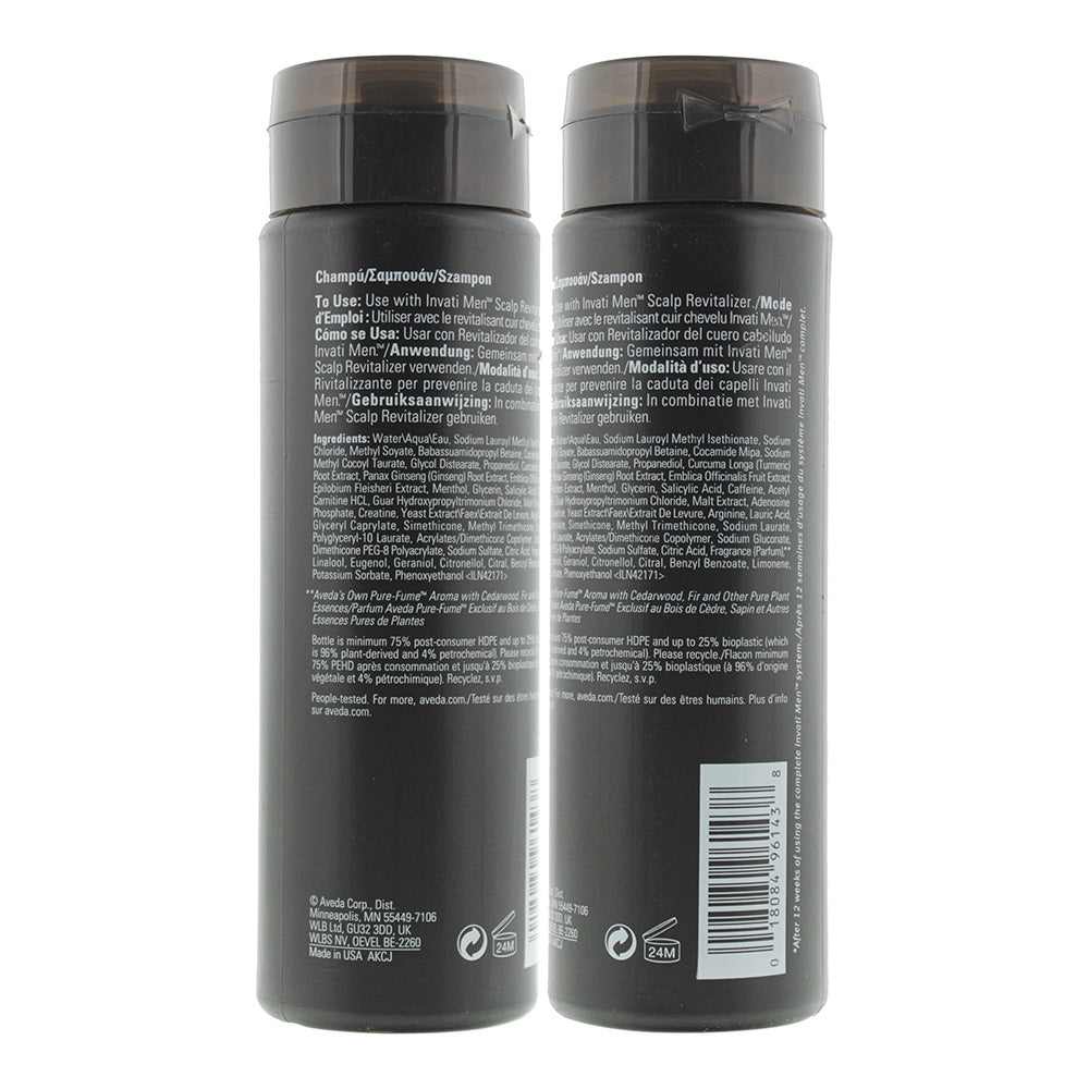 Aveda Invati Men Nourishing Exfoliating Shampoo 250ml
