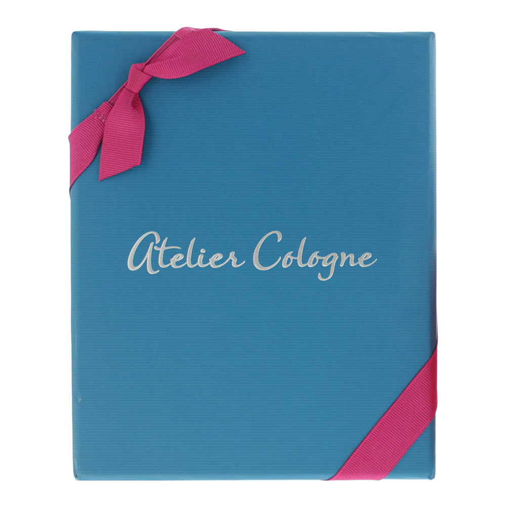 Atelier Cologne Pacific Lime 4 Piece Gift Set: Pure Perfume 100ml - Empty Travel Bottle - Leather Case - Funnel - Box