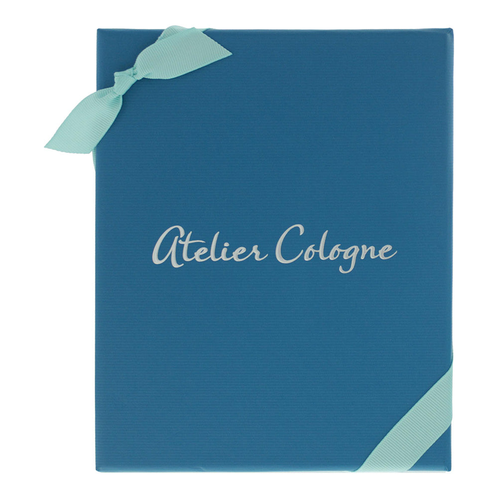 Atelier Cologne 3 Piece Gift Set: Patchouli Riviera Pure Perfume 30ml - Clementine California Pure Perfume 10ml - Leather Case - Box