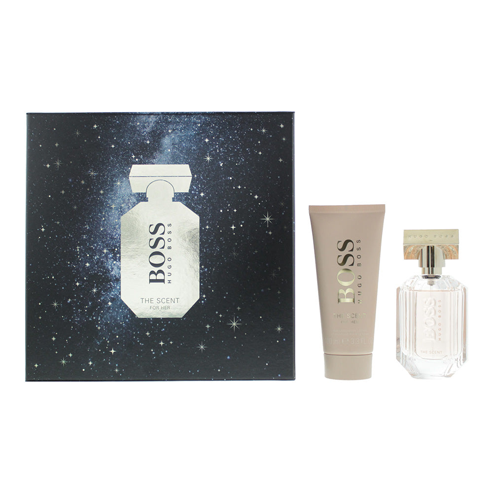 Hugo Boss The Scent For Her 2 Piece Gift Set: Eau De Parfum 50ml - Body Lotion 100ml