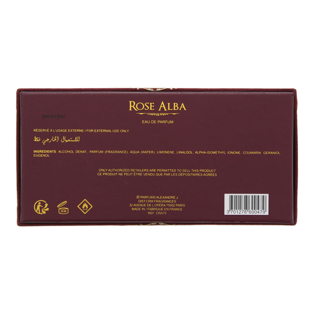 Alexandre.J The Collector Rose Alba Eau De Parfum 100ml