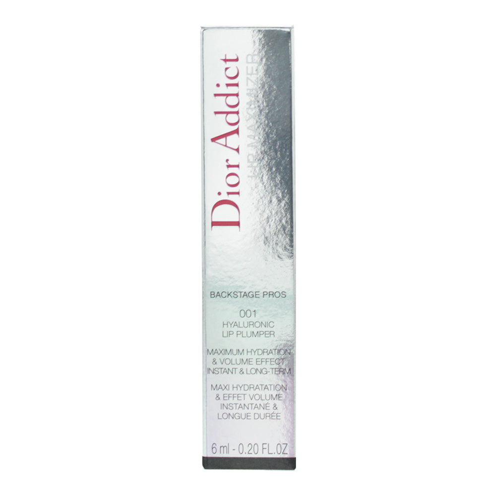 Dior Addict Lip Maximizer No.001 Pink Lip Plumper 6ml - Box